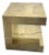 Mid Century Paul Evans for Directional Cityscape Brass Side Table For Sale