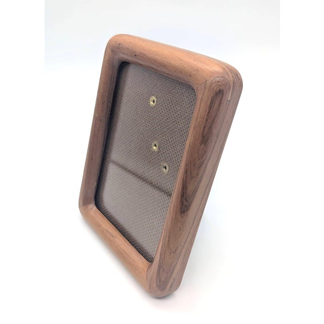 Wood 1970s Teak Wood 3.5" X 5" Photo Frame For Sale - Image 7 of 12