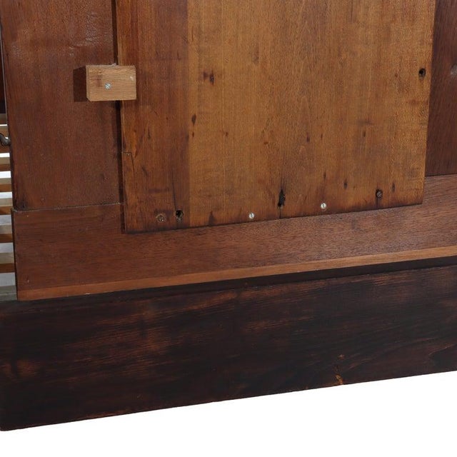 Antique Victorian Renaissance Revival Carved Walnut & Burl Bed Frame C1890 For Sale - Image 17 of 17