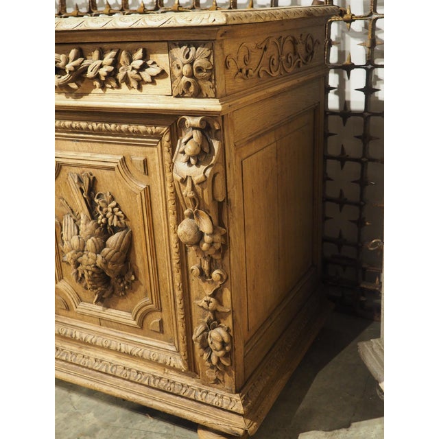 19th Century Bleached French Oak Hunt Enfilade, Circa 1880 For Sale - Image 17 of 18