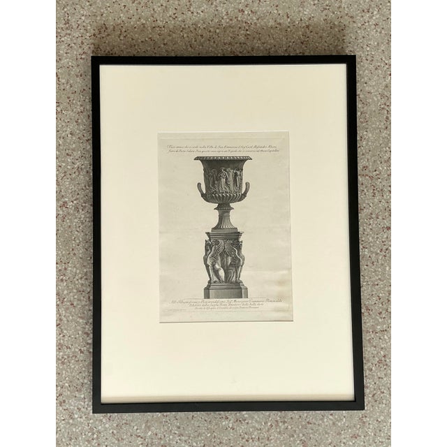 Neoclassical Vintage Italian Monumental Giovanni Batista Parinesi Urn Print For Sale - Image 3 of 6