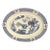 Antique Blue and White Platter Made in England by Wood & Sons Yuan Pattern Circa 1927 For Sale