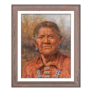 Mid 20th Century Navajo Woman, Jim Abeita For Sale