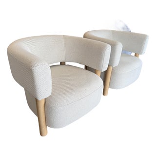 Norm Architects for Karimoku Case Lounge Chairs, Pair For Sale