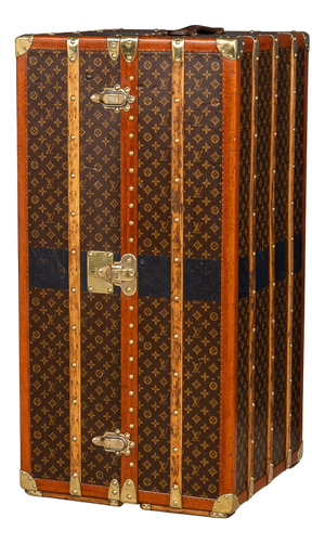 20th Century Wardrobe Trunk in Monogram Canvas from Louis Vuitton, France, 1930