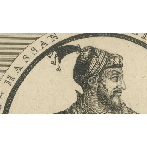 After D. Havart, Abul Hasan Qutb Shah, Last Sultan of Golconda, Engraving, 1700 For Sale - Image 5 of 9