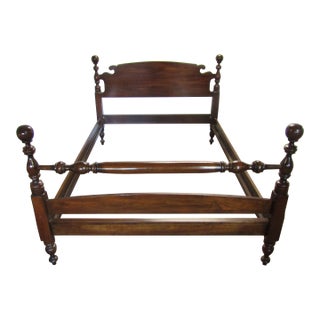 Harden Full Size Solid Cherry Cannonball Bed For Sale