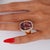 18.75 Carat Cushion Cut Pink Tourmaline & Diamond Halo Set 18k Yellow Gold Ring, Size 8 For Sale - Image 9 of 11