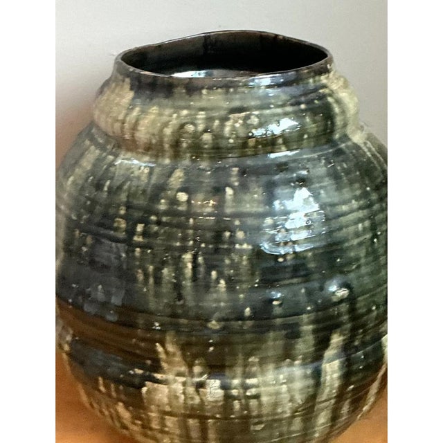 Vintage Handcrafted Ceramic Vessel For Sale - Image 11 of 12