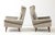 Mid-Century Modern Svend Skipper High Back Lounge Chairs in Barbara Barry Couture Fabric For Sale - Image 3 of 12
