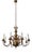 Vintage Flemish Eight-Armed Chandelier For Sale