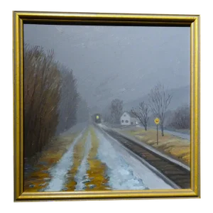 "November Whistle", Oil Paint on Canvas by Clay Kanzler