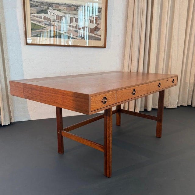 1960s Scandinavian Modern Rosewood Flip-Top Writing Desk by Peter Løvig Nielsen For Sale In New York - Image 6 of 12