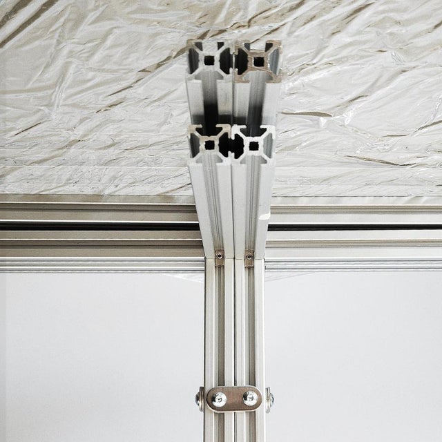 Gray Ice Aluminum and Acrylic Glass Side Table by Baka Studio For Sale - Image 8 of 12