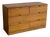 Teak 6-Drawer Double Dresser Lowboy With Sculpted Pulls Danish Mid-Century Modern 1970s For Sale