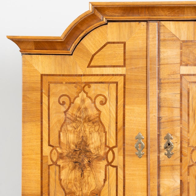 18th Century German Baroque Inlaid Marquetry Secretary Bureau For Sale - Image 6 of 16