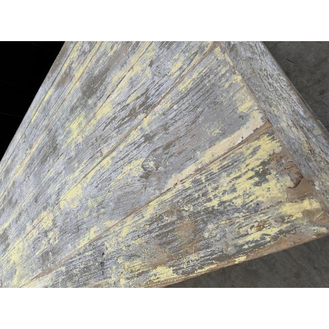 Vintage Workshop Table, 1940s For Sale - Image 9 of 10