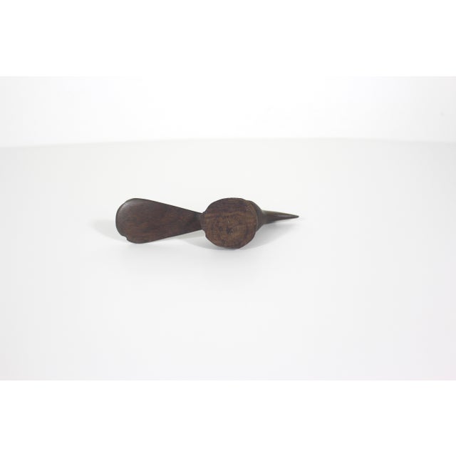 Wood Mid Century Modern Wood Road Runner, Vintage Carved Exotic Wooden Bird For Sale - Image 7 of 7