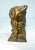 Gold Rare Antique Early 1900's Cast Iron Owl Animal Still Coin Bank by a.c. Williams For Sale - Image 8 of 10