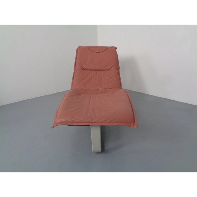 Black Leather Lounger by Ingmar Relling for Westnofa, Norway, 1970s For Sale - Image 8 of 18