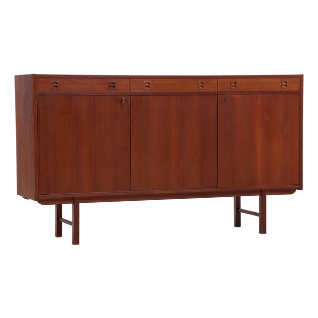 Vintage Teak Highboard, 1960s For Sale