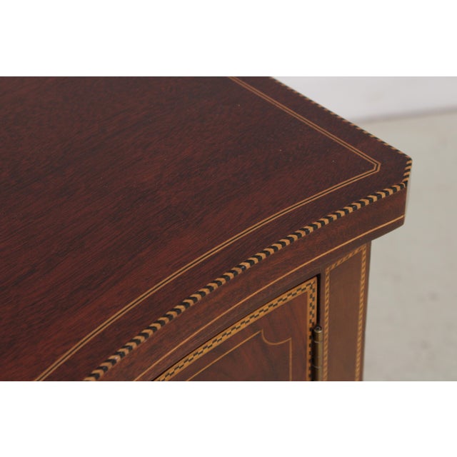 Kittinger Mahogany Federal Style Inlaid Server Sideboard Brandy Board For Sale - Image 10 of 17