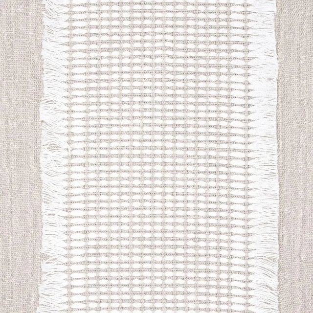 Not Yet Made - Made To Order Sample - Schumacher Tulum Casement Fabric in Flax For Sale - Image 5 of 6