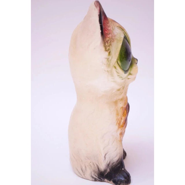 1950s American Painted Chalkware Cat For Sale - Image 4 of 13