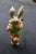 1950s Hand-Painted Folk Art Rabbit Figure With Carrot For Sale - Image 12 of 13