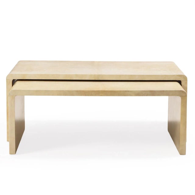 This beautiful and versatile set of nesting, inverted U shape tables gives you many options in your décor! Use the set as...