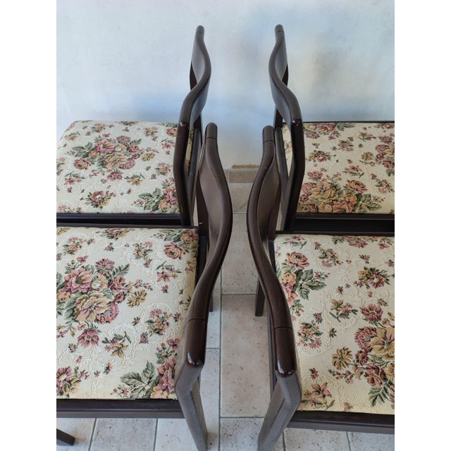 Vintage Modern Minimalist Chairs, 1970s, Set of 4 For Sale - Image 13 of 17