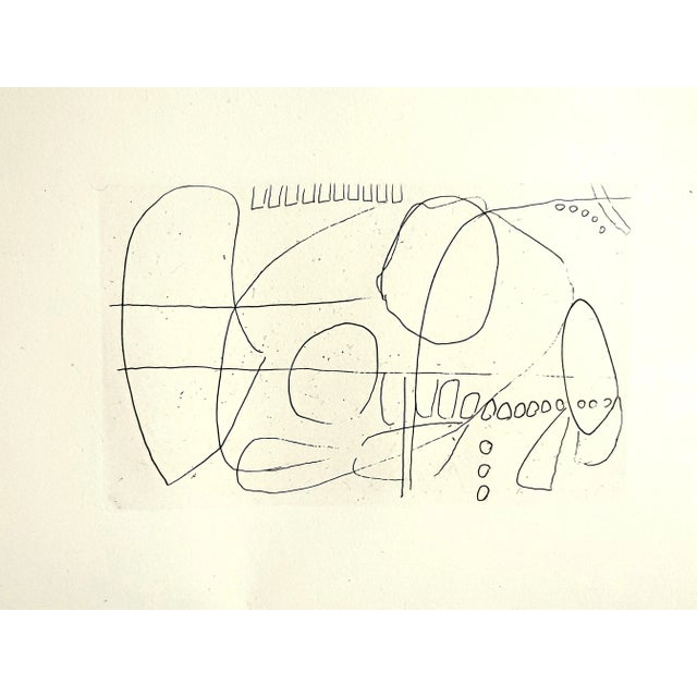 Wood André Lanskoy - Composition - Original Etching 1960 For Sale - Image 7 of 7