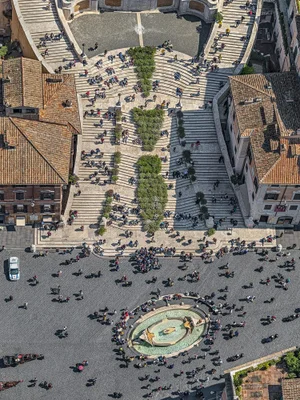 "Scalinata DI Trinita Dei Monti" Contemporary Limited Edition Fine Art Photograph Print by Bernhard Lang