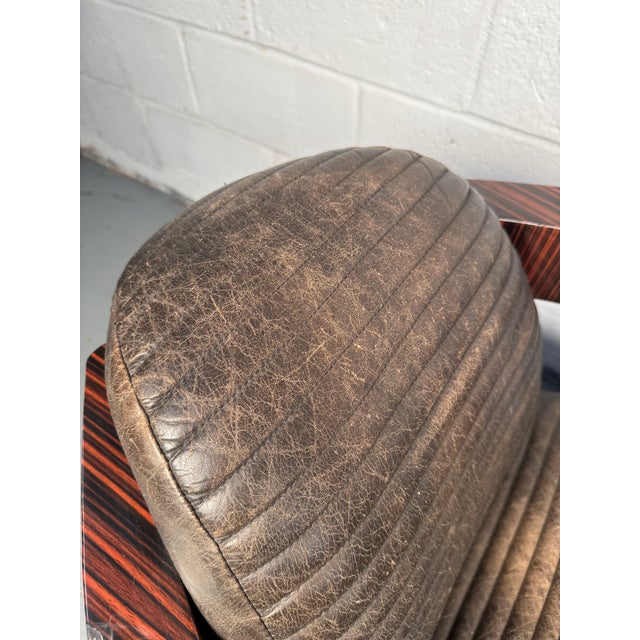 Mid 20th Century Leather Lounge Chairs by Timothy Oulton For Sale - Image 10 of 14