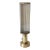 Vintage Art Deco Table Lamp Glass Rods Brass Dimmer Switch For Sale