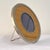 1970s Large Circular Countertop Mirror in Rush and Chrome by Tommaso Barbi, 1970s For Sale - Image 5 of 5