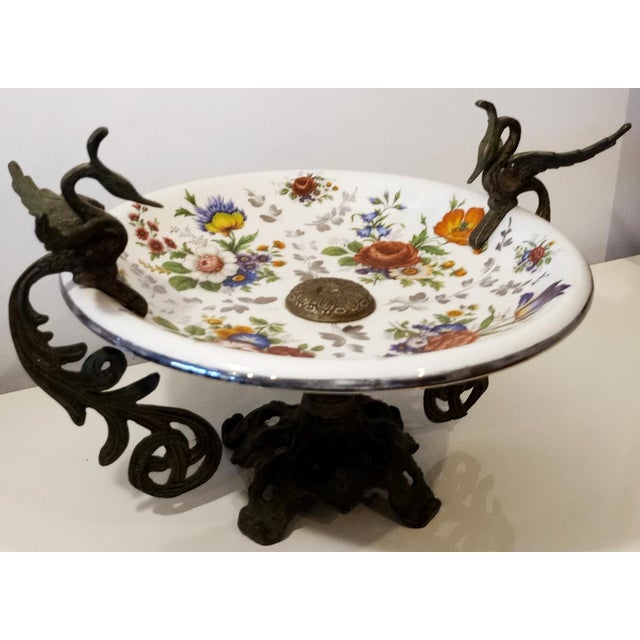 Vintage Fruit Bowl in Bronze, 1930s For Sale - Image 9 of 14