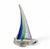 Glass Murano Glass Sailing Boat, 1980s For Sale - Image 7 of 18