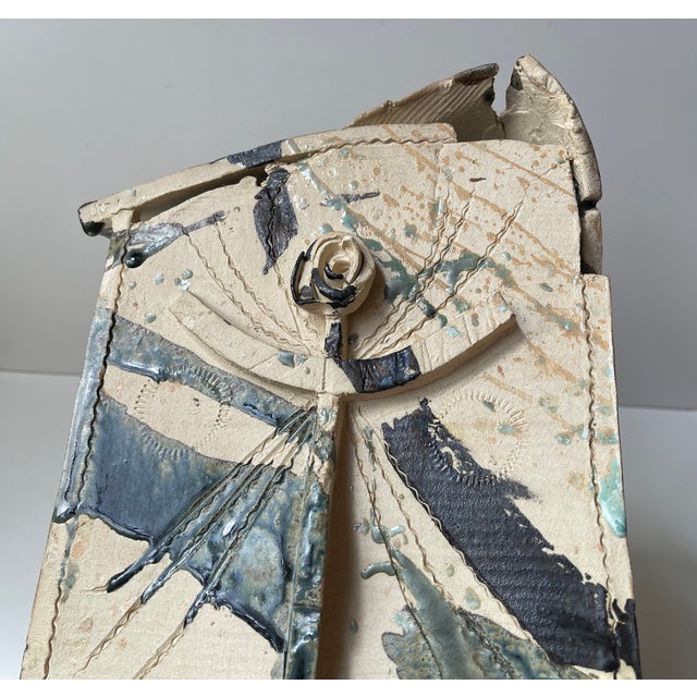 Abstract Ceramic Sculpture by Nell Bernard Leauté, 1980s For Sale - Image 4 of 12