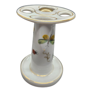 Vintage Ardalt Lenwile China Hand Painted Butterfly Toothbrush Holder