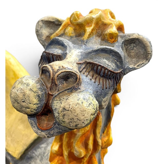 Late 20th Century Fabulous Hand Made Paper Mache Camel For Sale - Image 5 of 9