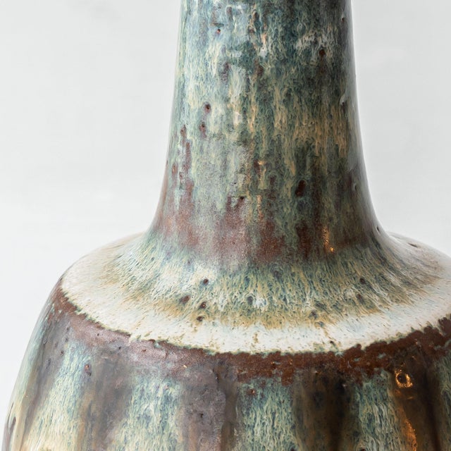 Ceramic Table Lamps in Organic Modern Glazed Stoneware from Søholm, 1960s, Set of 2 For Sale - Image 7 of 11