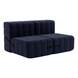 Two-Seater Modular Sofa in Dama Fabric by Ambivalenz, Set of 4 For Sale