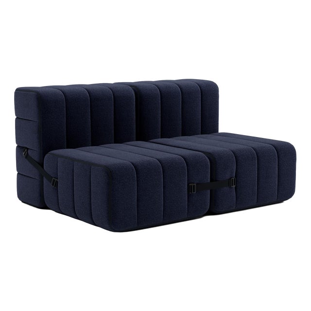 Two-Seater Modular Sofa in Dama Fabric by Ambivalenz, Set of 4 For Sale