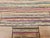 Beige Vintage American Hand Hooked Rug, Folk Art, Geometric Stripe Pattern, 2x3 For Sale - Image 8 of 11