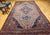 Ivory Antique Persian Bidjar Rug, Hand-Knotted Wool, Herati Geometric Pattern, Ivory & Red, 7x12 For Sale - Image 8 of 18