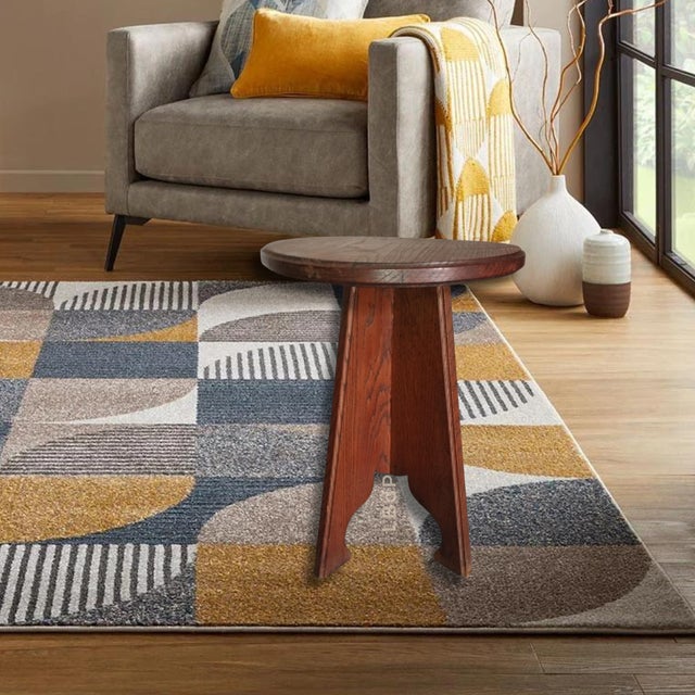 Brutalist Folk Art in Stool in Oak For Sale - Image 14 of 17