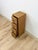 Wicker Parquetry Apothecary Narrow Four Drawer Chest Metal Base Coastal For Sale - Image 10 of 10