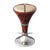 "Il Destino" Bar Stool With Burl Walnut, Stainless Steel, Hand Crafted For Sale - Image 12 of 12