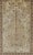 Tribal Antique Turkish Oushak Prayer Rug With Flowers in Ivory, Taupe and Cream 4′ × 6′2″ For Sale - Image 3 of 7